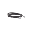 Cable USB-C a USB-C | 2 Metros | Transferencia de datos de 480 Mbps | Carga Rápida de hasta 60W | QC 4.0/3.0/2.0 | PD3.0 | FPC | AFC | Protección Integrada | Caja de Aluminio | Nylon Trenzado | Color Negro.