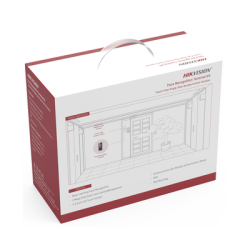 Kit de Control de Acceso TODO INCLUIDO con Lector de Rostros, QRs , Tarjetas y Huellas / 3,000 Rostros / Compatible con App Hik-Connect / Videoportero / Incluye Electroimán  Botón de Salida y Montajes Z y L para imán / HIK-IA