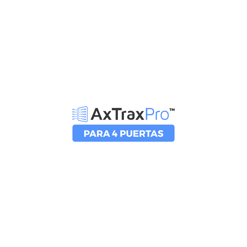 Licencia de 4 lectoras  para uso con Software AXTRAXPRO