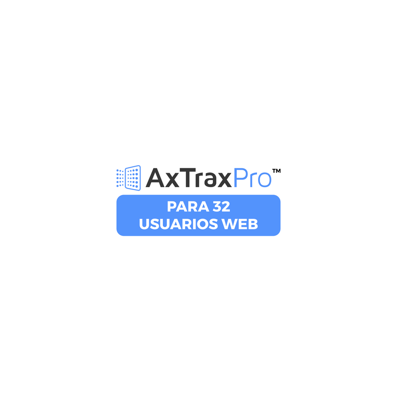 Licencia De 32 Usuarios Clientes Web para AxtraxPro
