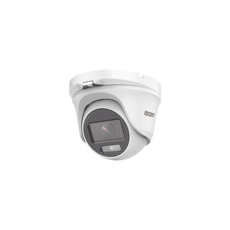 [ColorVu] Eyeball TURBOHD 2 Megapíxel (1080p) / Lente 2.8 mm / Microfono Integrado / Imagen a Color 24/7 / METAL / Luz Blanca 20 mts / Exterior IP66 / TVI-AHD-CVI-CVBS / dWDR