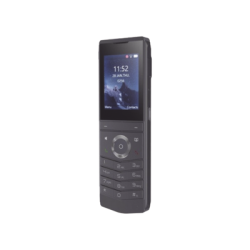 W611W es un teléfono IP Wi-Fi portátil, Resistente, Moderno diseñado para aplicaciones de comunicación móvil. 