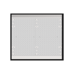Base PRINCIPAL para Torniquetes de la Serie DS-K3B631 / 1 Carril de 65 cms