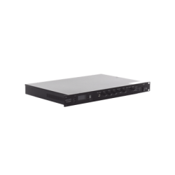 Amplificador de Audio | 1 canal | 350 W | Sistema 100V y Baja Impedancia | 4 Entradas de Micrófono Balanceadas | Bluetooth | USB | SD | FM | Montaje en Rack