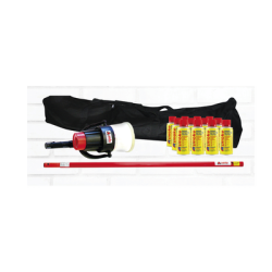 Kit De Prueba De Detectores De Humo, Incluye Extension Telescópica SOLO-101 1.2 m, Dispensador SOLO-330 4", 12 Latas De Humo M8 y Bolsa De Transporte SOLO-604