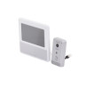 KIT DE VIDEOPORTERO IP COLOR NEGRO / Apertura con app / Súper elegante / Monitor WIFI / soporta 4 monitores y 2 frentes de calle/ Alimentacion 110vca