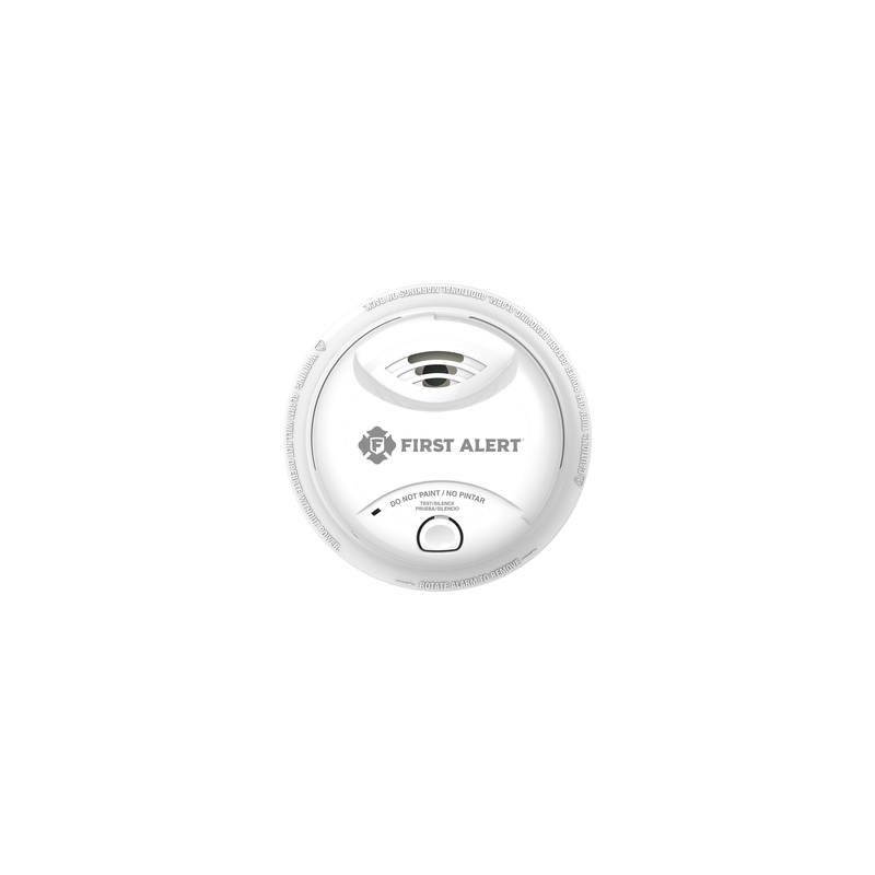 Detector de Humo Autónomo, No Requiere Panel, Batería Sellada de Litio por 10 años, Sensor por Ionización, Sin cableado