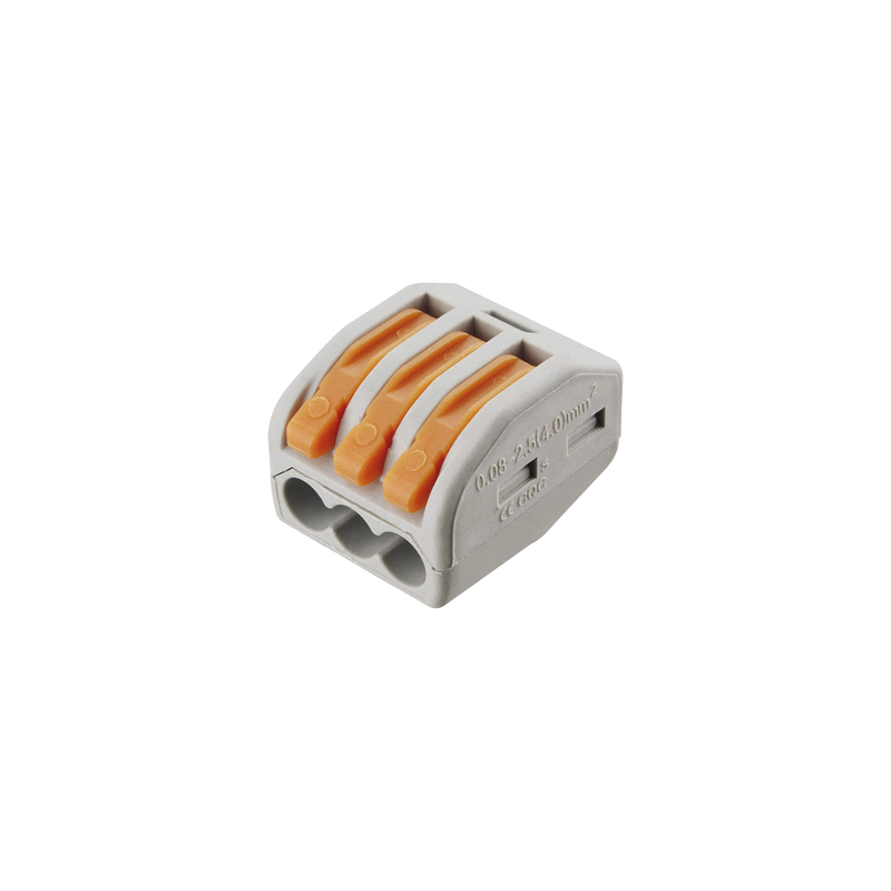 Conector Compacto para 1 Cable de Entrada 2 Cables de Salida / Cables Compatibles 12AWG-28AWG