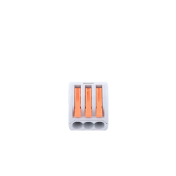 Conector Compacto para 1 Cable de Entrada 2 Cables de Salida / Cables Compatibles 12AWG-28AWG
