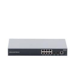 Switch Gigabit Administrable / 8 puertos 10/100/1000 Mbps + 2 Puertos SFP Uplink / Compatible con GWN Cloud.