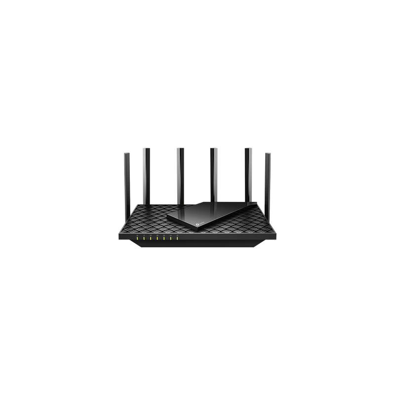 Router WiFi 6 Doble Banda / AX5400 MU-MIMO 4X4 y OFDMA / 1 puerto WAN 10/100/1000 Mbps / 4 puertos LAN 10/100/1000 Mbps / 1 puerto USB 3.0 /  6 potentes antenas / Administración App (Tether) o Página web / Protección HomeShield