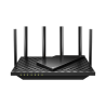 Router WiFi 6 Doble Banda / AX5400 MU-MIMO 4X4 y OFDMA / 1 puerto WAN 10/100/1000 Mbps / 4 puertos LAN 10/100/1000 Mbps / 1 puerto USB 3.0 /  6 potentes antenas / Administración App (Tether) o Página web / Protección HomeShield