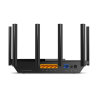 Router WiFi 6 Doble Banda / AX5400 MU-MIMO 4X4 y OFDMA / 1 puerto WAN 10/100/1000 Mbps / 4 puertos LAN 10/100/1000 Mbps / 1 puerto USB 3.0 /  6 potentes antenas / Administración App (Tether) o Página web / Protección HomeShield
