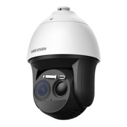 PTZ IP Dual / Lente Térmico 9mm / Lente óptico 4 Megapixel / 40X Zoom / 200 mts IR / WDR 120dB / Exterior IP66 / MicroSD