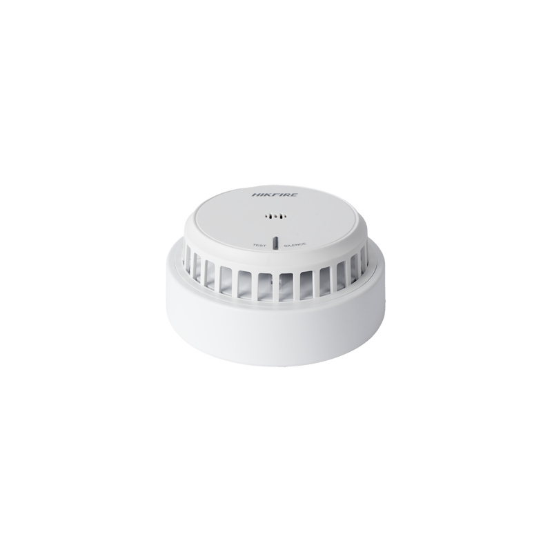 (HikFire) Detector de Humo Óptico Hikvision / Tecnología Avanzada de Detección de Incendios / Alarma Temprana y Fiabilidad Certificada / Soporta Salida de Alarma