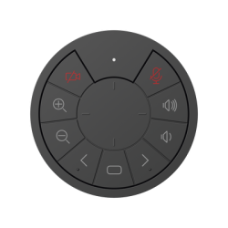 Cámara de Videoconferencias Portátil / Resolución de 2 Megaxpiel (Full HD) / 4 Micrófonos / Altavoz 5 W / Conexión USB / Control Remoto / Plug and Play  / Movimiento PTZ 