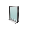  Ventana blindada Nivel V / Acero Inoxidable / 51mm / Charola pasa documentos / 80cm x 60cm.