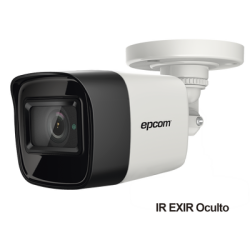 Bala TURBOHD 4K (8 Megapixel) / Gran Angular 102° / Lente 2.8 mm / Exterior IP67 / IR EXIR 30 mts / dWDR