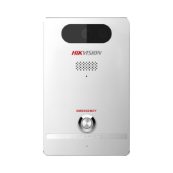 Estación de Alarma de Pánico / Cámara de 4 Megapixel / Micrófono Integrado / Exterior IP65 / Protección IK10 / PoE / 10 mts IR  / Entradas y Salidas de Alarma
