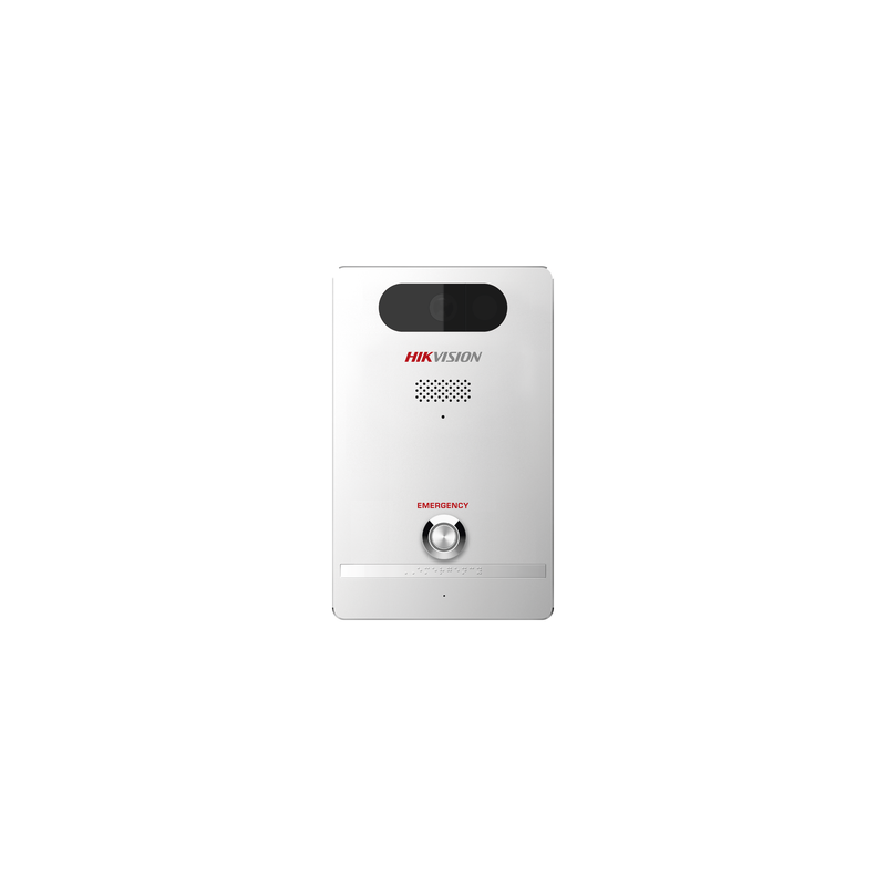 Estación de Alarma de Pánico / Cámara de 4 Megapixel / Micrófono Integrado / Exterior IP65 / Protección IK10 / PoE / 10 mts IR  / Entradas y Salidas de Alarma