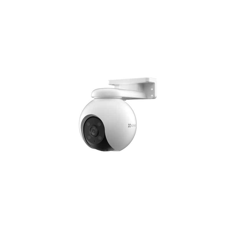 PT WiFi / (3K) 5MP / Visión 360° / Detección humana / Detección de Vehiculo / Sirena / Luz Parpadeante / Colores en Oscuridad / Micro SD / Presets / Autoseguimiento / Exterior