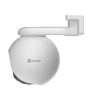 PT WiFi / (3K) 5MP / Visión 360° / Detección humana / Detección de Vehiculo / Sirena / Luz Parpadeante / Colores en Oscuridad / Micro SD / Presets / Autoseguimiento / Exterior