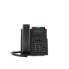 Teléfono IP empresarial para 2 lineas SIP con pantalla LCD, Códec Opus, conferencia de 3 vías, PoE.