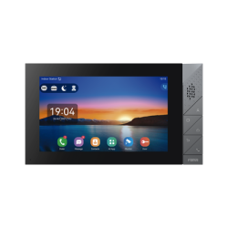 Monitor IP/SIP para interior con Android, Wi-Fi, Bluetooth, pantalla táctil de 7", audio de 2 vías, PoE, 8 interfaces de entrada de alarma.