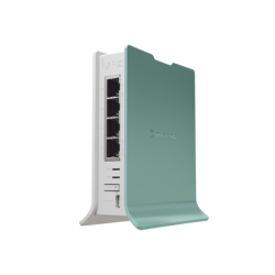 (hAP ax lite) Router WiFi 2.4 Gen6 802.11b/g/n/ax 160mW de potencia, 4 puertos Gigabit