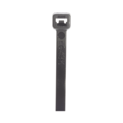Cincho de Nylon 6.6 StrongHold™, 533mm largo x 7.6mm ancho, Color Negro Exterior, Resistente a Rayos UV, Paquete de 100pz