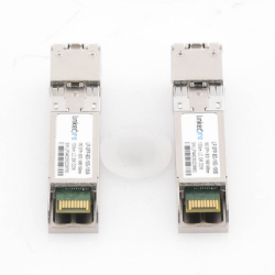 Transceptores Ópticos Bidireccionales SFP+ (Mini-Gbic) / Monomodo 1490 & 1550 nm / 10 Gbps / 10GBASE-BX / Conector LC/UPC Simplex / DDM / Hasta 100 km / 2 Piezas 