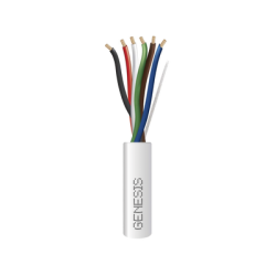 Bobina de 305 Metros / Cable de Cobre / 6 x 22 AWG / Riser / Tipo CMR-CL3R / Para Aplicaciones de Control de Acceso / Alarmas de Intrusión / Automatización / Interfonos y TV Porteros 