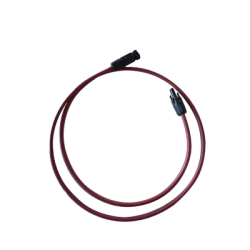 Cable Fotovoltaico, 1 m, Rojo, Calibre 10 AWG con Terminal MC4-M en ambos extremos