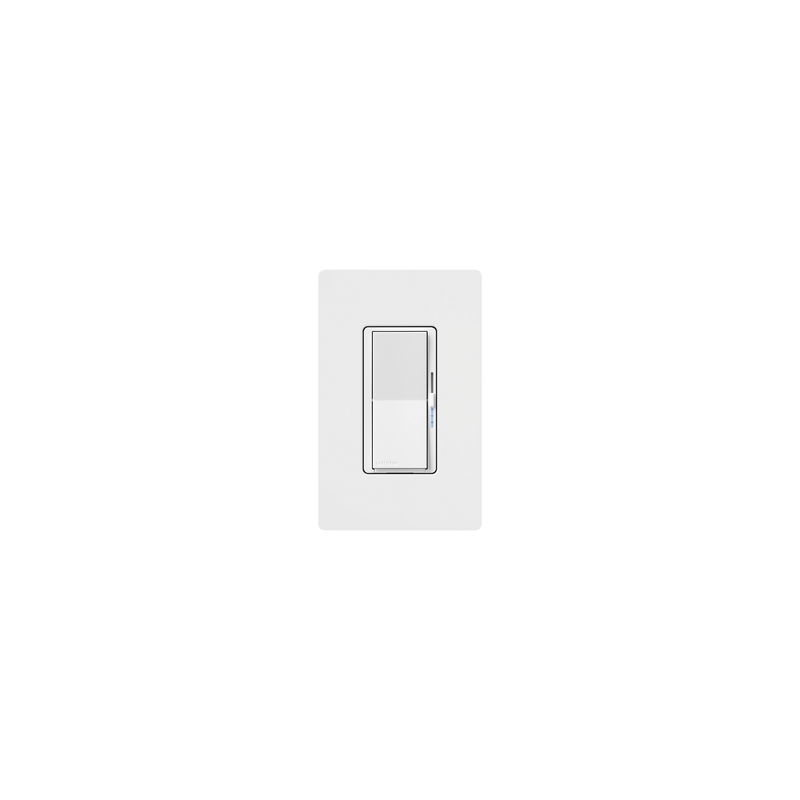 (Caseta Wireless) DIVA Atenuador de pared. Aumenta/Disminuye Intensidad de Iluminación.  No requiere cable neutro. 150W LED / 600W INC/HAL