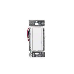 (Caseta Wireless) DIVA Atenuador de pared. Aumenta/Disminuye Intensidad de Iluminación.  No requiere cable neutro. 150W LED / 600W INC/HAL