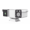 Mini Punta de Poste IP Dual / Térmica 25 mm (384 X 288) + Óptico 32X (4 Megapixel) / 800 mts IR / IP66 / Detección de Temperatura / microSD