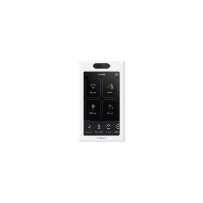 Control de iluminación touch desde su pantalla en pared