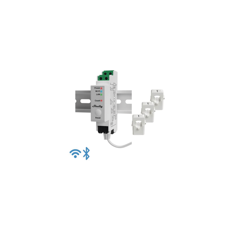 Medidor Trifásico de Corriente Alterna / WIFI / industrial y residencial / Nube P2P