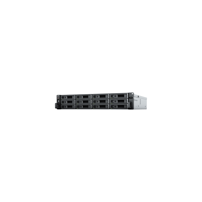 Servidor de Almacenamiento RackStation RS2423RP+ | 12 Bahías | 2U | Hasta 216 TB | Rendimiento 3,500/1,700 MB/s | Expansión a 432 TB | 10GbE | Fuentes de Alimentación Duales | Alta Disponibilidad.