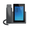 Teléfono IP Android 11, 16 líneas SIP con 16 cuentas, pantalla táctil  7", puertos Gigabit, Wi-Fi, Bluetooth, PoE, codec Opus, IPV4/IPV6 con gestión en la nube GDMS