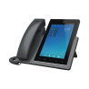 Teléfono IP Android 11, 16 líneas SIP con 16 cuentas, pantalla táctil  7", puertos Gigabit, Wi-Fi, Bluetooth, PoE, codec Opus, IPV4/IPV6 con gestión en la nube GDMS