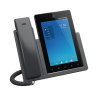 Teléfono IP Android 11, 16 líneas SIP con 16 cuentas, pantalla táctil  7", puertos Gigabit, Wi-Fi, Bluetooth, PoE, codec Opus, IPV4/IPV6 con gestión en la nube GDMS