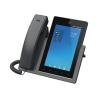 Teléfono IP Android 11, 16 líneas SIP con 16 cuentas, pantalla táctil  7", puertos Gigabit, Wi-Fi, Bluetooth, PoE, codec Opus, IPV4/IPV6 con gestión en la nube GDMS
