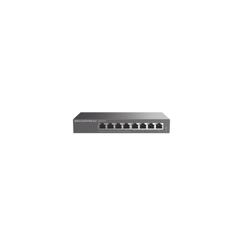 Switch PoE+ Gigabit No Administrable / 8 puertos 10/100/1000 Mbps / 4 puertos PoE+ /  hasta 60W