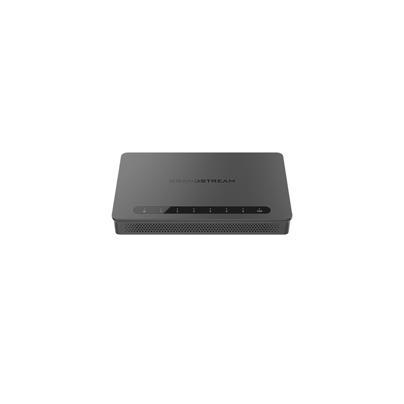 Router Gigabit VPN / Balanceador de cargas / 30,000 sesiones NAT /  4 puertos 10/100/1000 Mbps + 2 puertos SFP (WAN/LAN) / 1 puerto entrada PoE(af/at) / 2 puertos salida PoE (af/at) / Compatible con GWN Cloud.