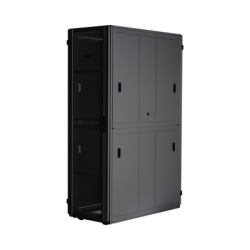 Gabinete FlexFusion™ XGL (Light) para Centros de Datos, 42 UR, 800 mm de Ancho, 1070 mm de Profundidad, Fabricado en Acero, Color Negro