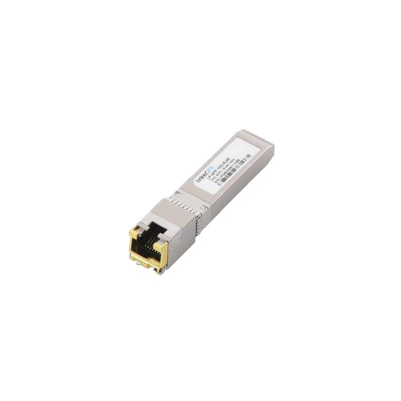 Transceptor Óptico SFP+ a RJ45 /10 Gbps / Conector RJ45 / 10GBASE-T / Distancia de hasta 30 m.