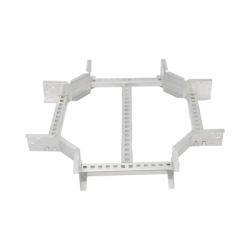 Derivación "X" Horizontal de Aluminio Perfil Z / Peralte 3 1/4" / Ancho 12"/ Radio 8" / Incluye Tornillería (CHXHEZ314R8X12AK)