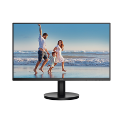 Monitor LED de 23.8" VESA, Resolución 1920 x 1080 Pixeles, Entradas de Video VGA/HDMI. Panel VA LCD Backlight LED. Ultra Delgado
