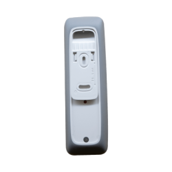 Control remoto 1 canal para motores de persiana Somfy con señal inalámbrica, instrucciones: sube, baja y detener, con posición favorita programada.